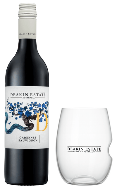Deakin Estate Cabernet Sauvignon &amp; Plastic Glass Tumbler 75cl