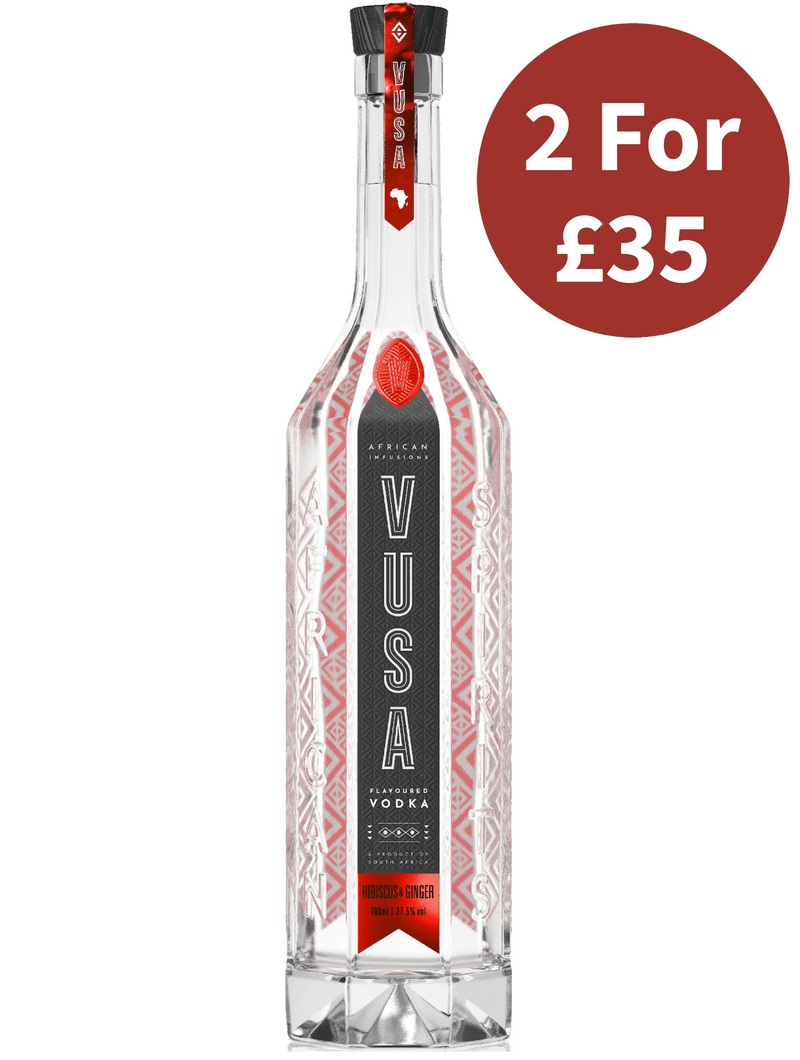 Vusa African Hibiscus & Ginger Vodka 70cl