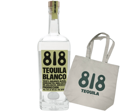 818 Blanco Tequila &amp; Tote Bag 70cl