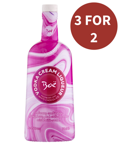 Boë White Chocolate &amp; Raspberry Vodka Cream Liqueur 70cl