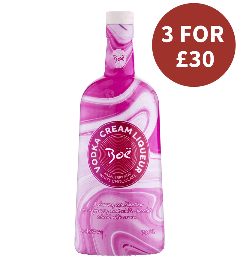 Boë White Chocolate & Raspberry Vodka Cream Liqueur 70cl