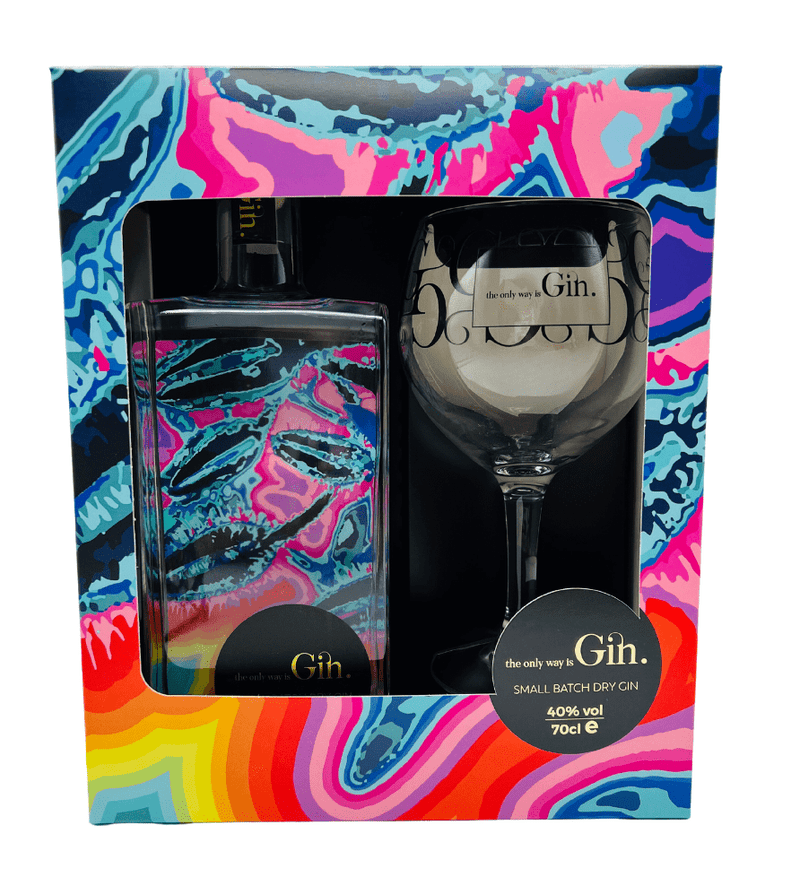 The Only Way Is Spirits London Dry Gin Gift Set 70cl
