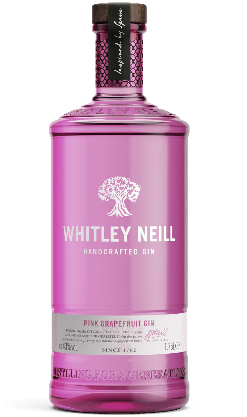 Whitley Neill Pink Grapefruit Gin Magnum 1.75L