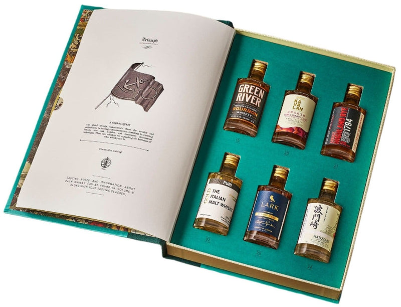 Whisky Tour of the World Book Case Gift Set 24x5cl