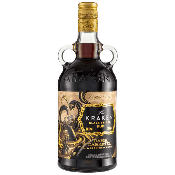 The Kraken Dark Caramel and Cornish Sea Salt Limited Edition Dark Spiced Rum 70cl