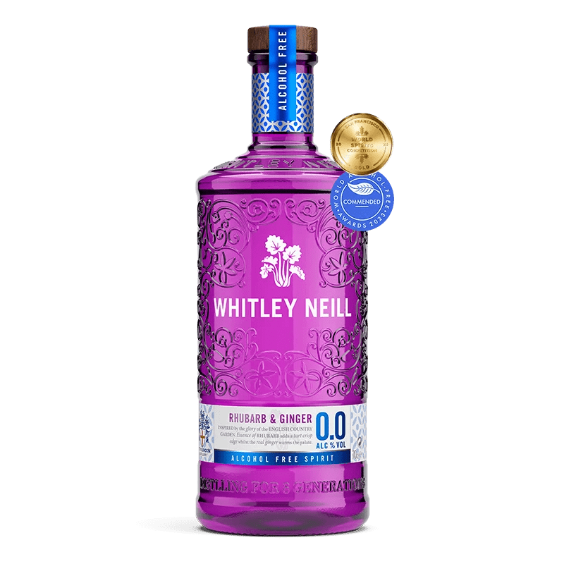 Whitley Neill Rhubarb & Ginger Alcohol Free 70cl