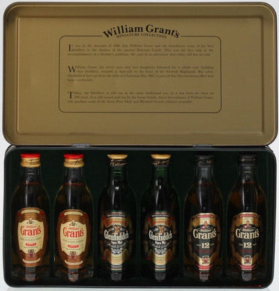 William Grant's Miniature Collection Tin 6x5cl