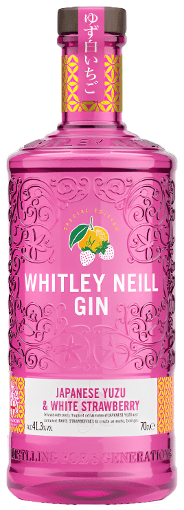 Whitley Neill Japanese Yuzu &amp; White Strawberry Gin 70cl