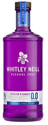 Whitley Neill Rhubarb & Ginger Alcohol Free Spirit 70cl