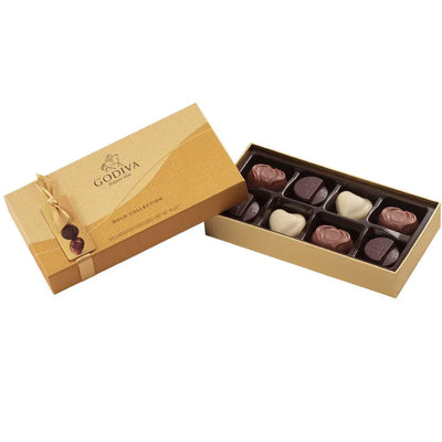Godiva Belgium Gold Collection Assorted Chocolates Giftbox 8 Pieces 90g