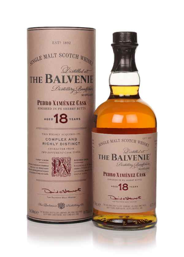 The Balvenie 18 Year Old Pedro Ximénez Cask Single Malt Scotch Whisky 70cl