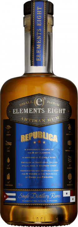 Elements Eight Republica Rum 70cl