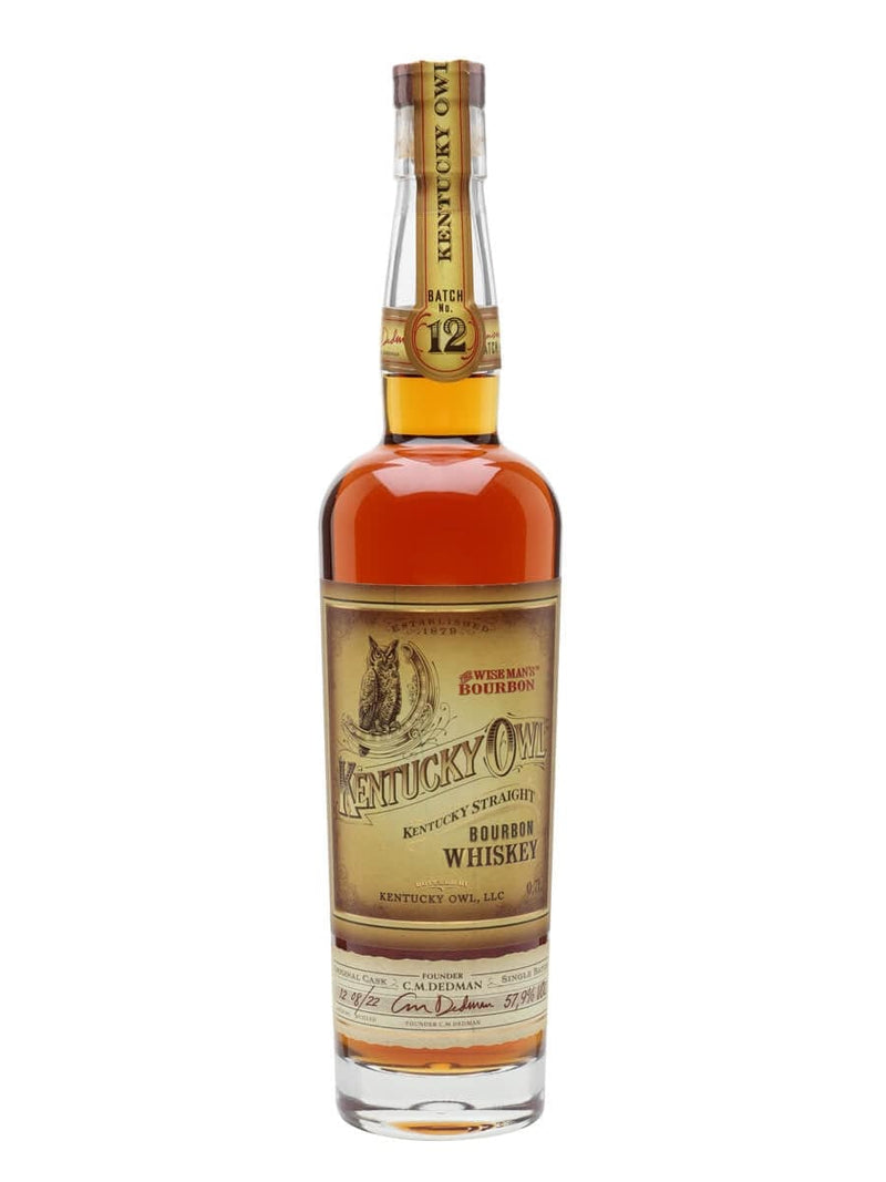 Kentucky Owl Batch 12 Straight Bourbon Whiskey 70cl