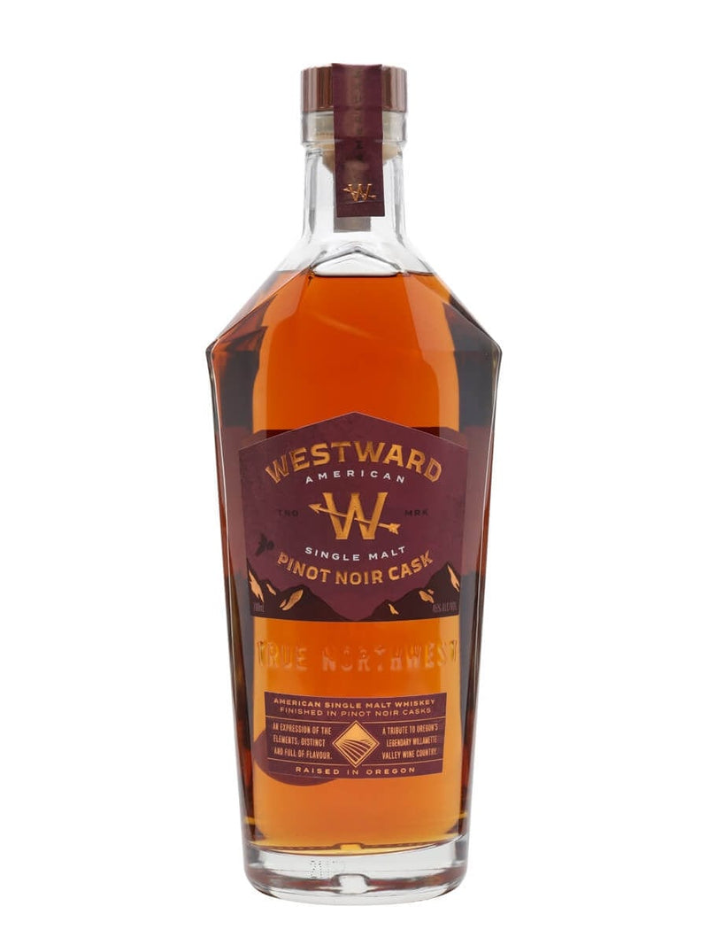 Westward American Single Malt Pinor Noir Cask Whiskey 70cl
