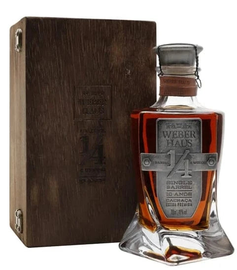 Weber Haus Premium 10 Year Old  Single Barrel Cachaca 70cl