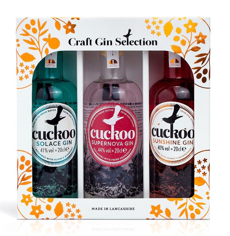 Cuckoo Craft Gin Selection 3x20cl