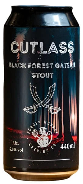 Powder Monkey brewing Cutlass Black Firest Gateau Stout 4x440ml