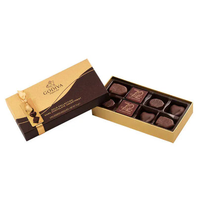 Godiva Belgium Gold Collection Dark Chocolates Giftbox 8 Pieces 74g