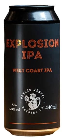 Powder Monkey Brewing Explosion West Coast IPA 4x440ml