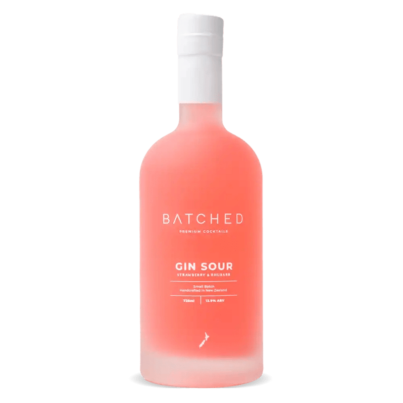 Batched Gin Sour Strawberry & Rhubarb Cocktail 72.5cl
