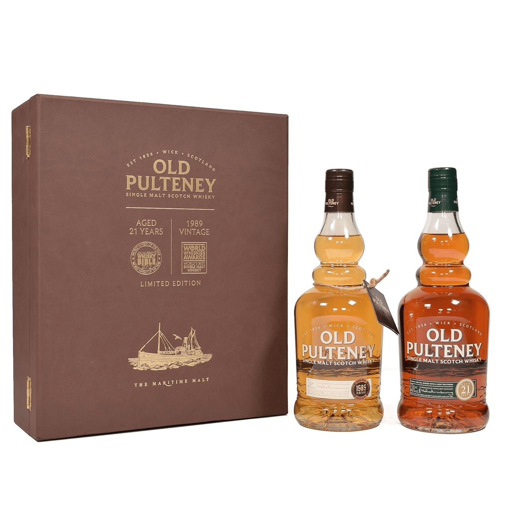Old Pulteney - 21 Years Old & 1989 Vintage - Limited Edition Set