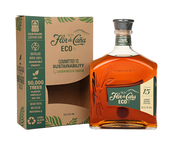 Bio Rum Flor de Caña Eco 15 Rum Gift Box 70cl – Threshers