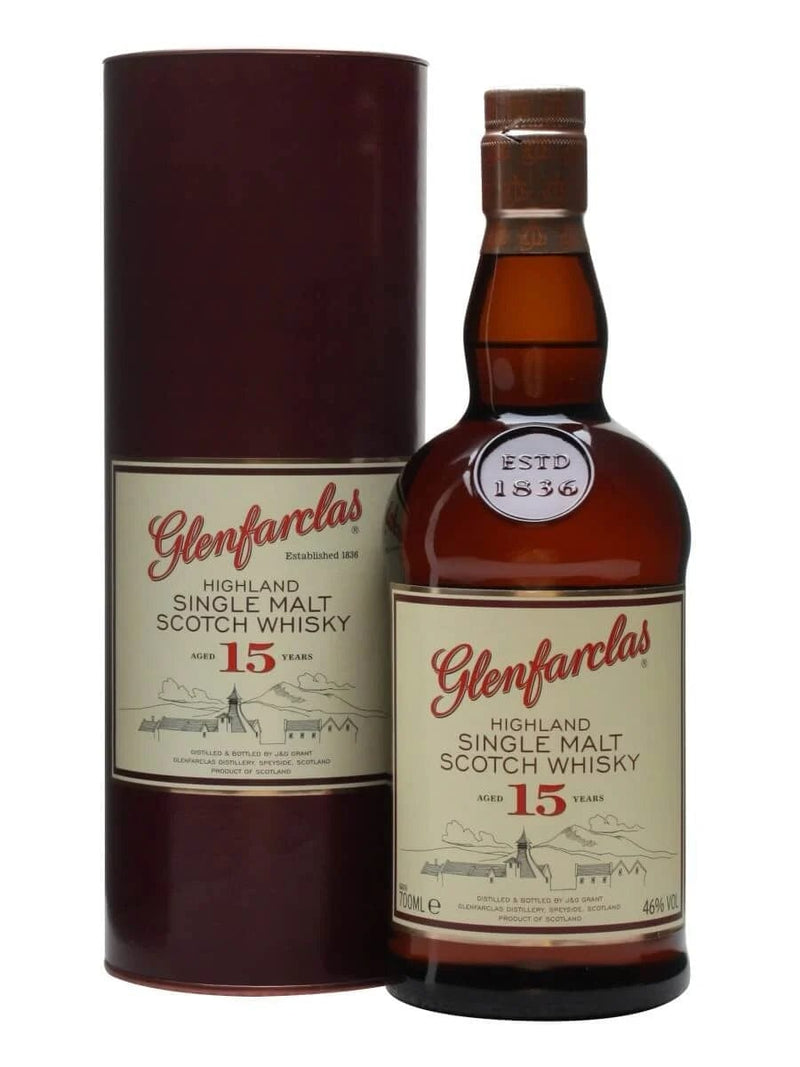 Glenfarclas 15 Year Old Single Malt Scotch Whisky 70cl