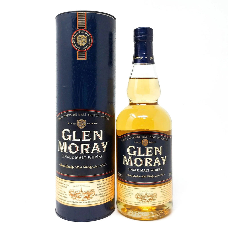 Glen Moray Elgin Classic Single Malt Scotch Whisky Old Design Gift Tube 70cl