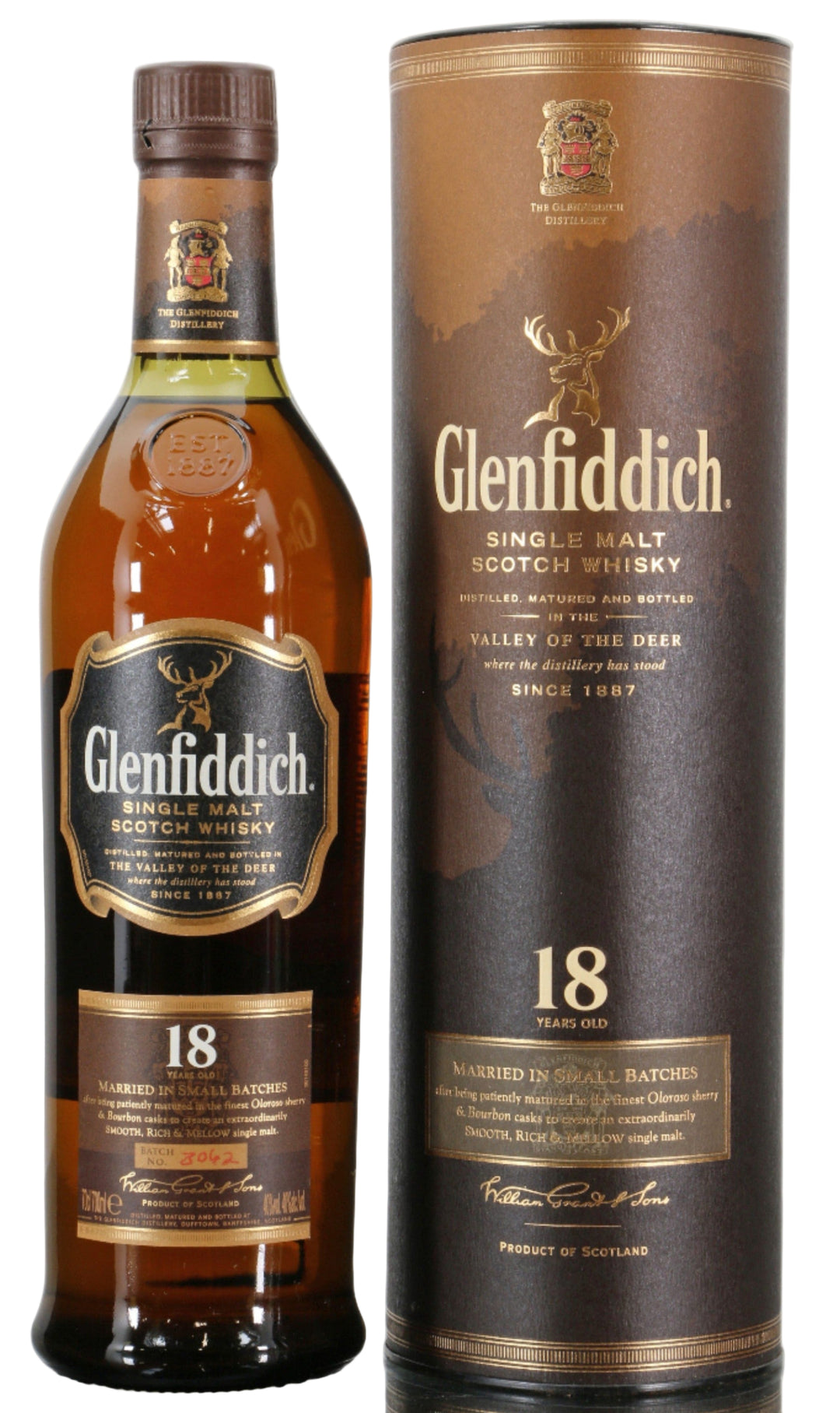Glenfiddich 18 Year Old Valley of the Deer Small Batch 70cl