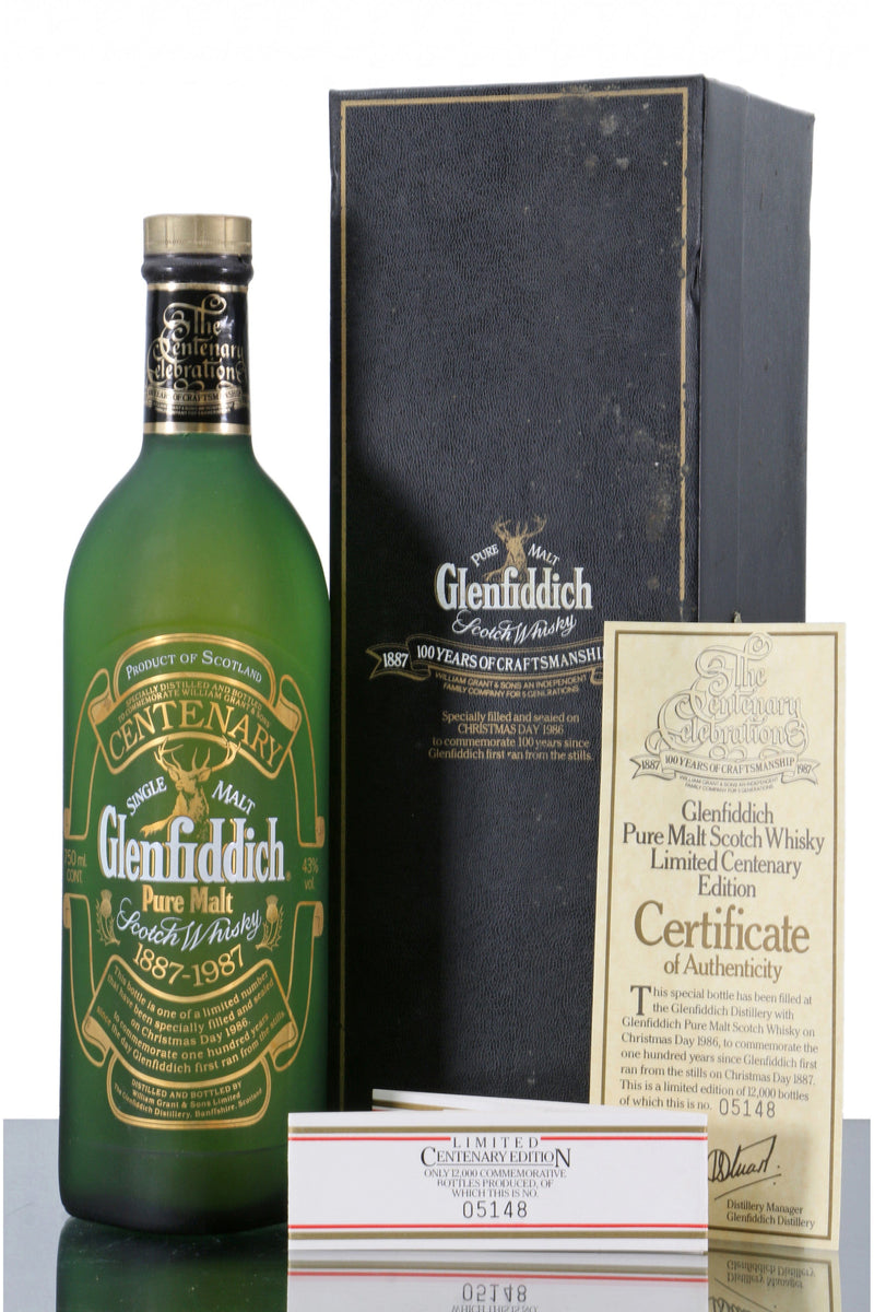 Glenfiddich Centenary 1887-1987 Limited Edition 75cl