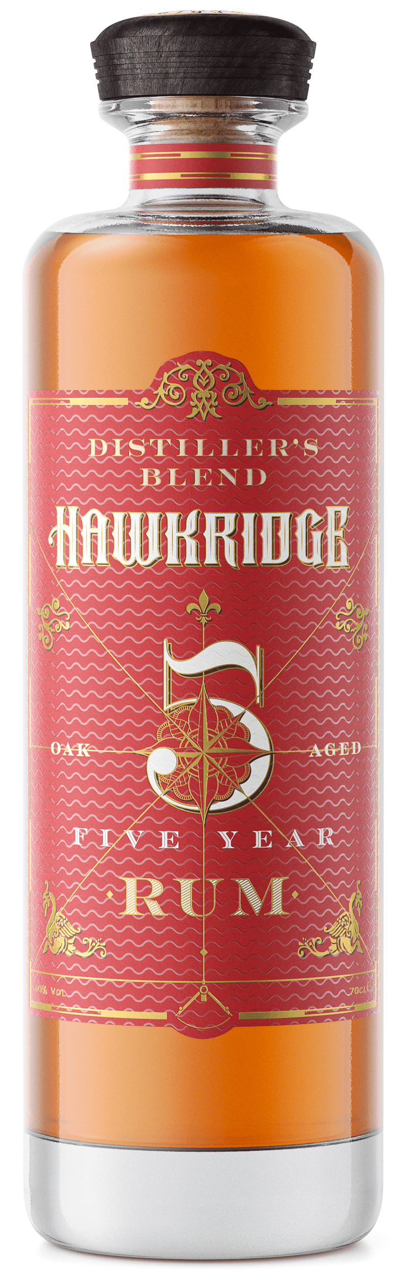 Hawkridge Distiller’s Blend 5 Year Oak Aged Rum 70cl