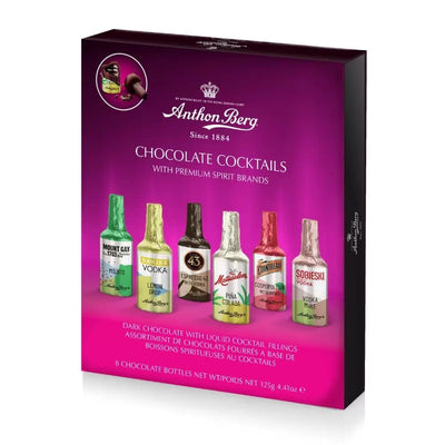 Anthon Berg Chocolate Cocktail Liqueurs 8 Pieces 125g