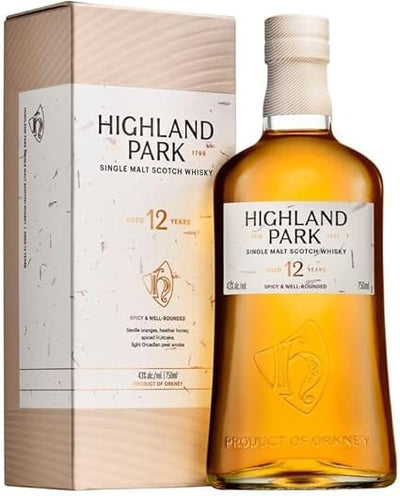 Highland Park 12 Year Old Single Malt Scotch Whisky 70cl