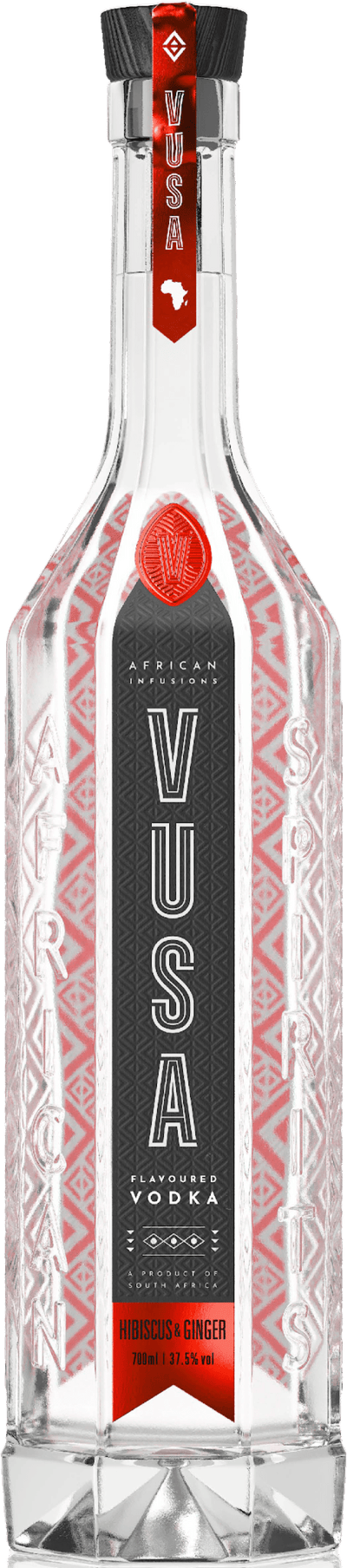 Vusa African Hibiscus &amp; Ginger Vodka 70cl