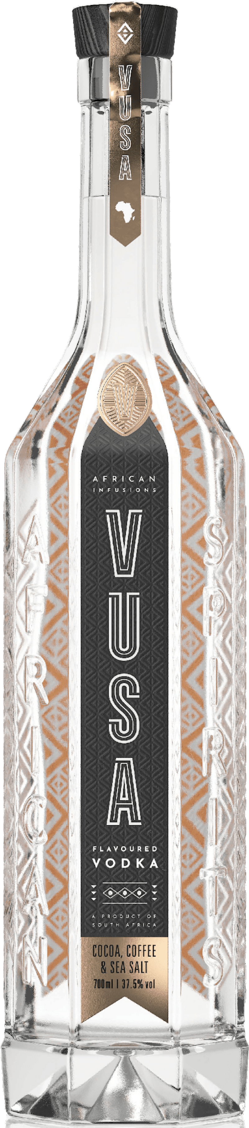 Vusa African Cocoa, Coffee & Sea Salt Vodka 70cl