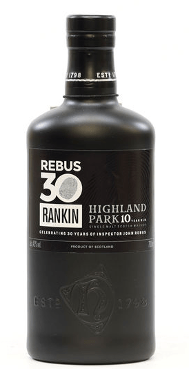 Highland Park 10 Year Old Rebus 30 Rankin Limited Edition Scotch Whisky 70cl