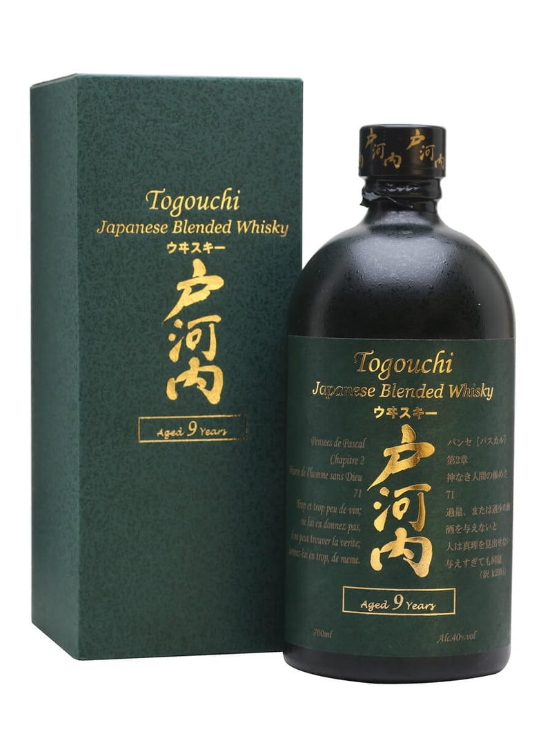 Togouchi 9 Year Old Japanese Blended Whisky 70cl