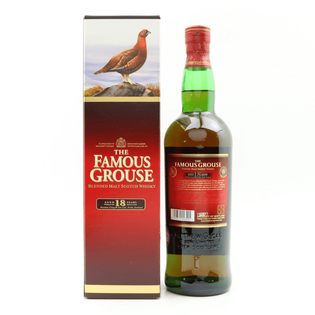 The Famous Grouse 18 Year Old Gift Box 70cl, Threshers, United