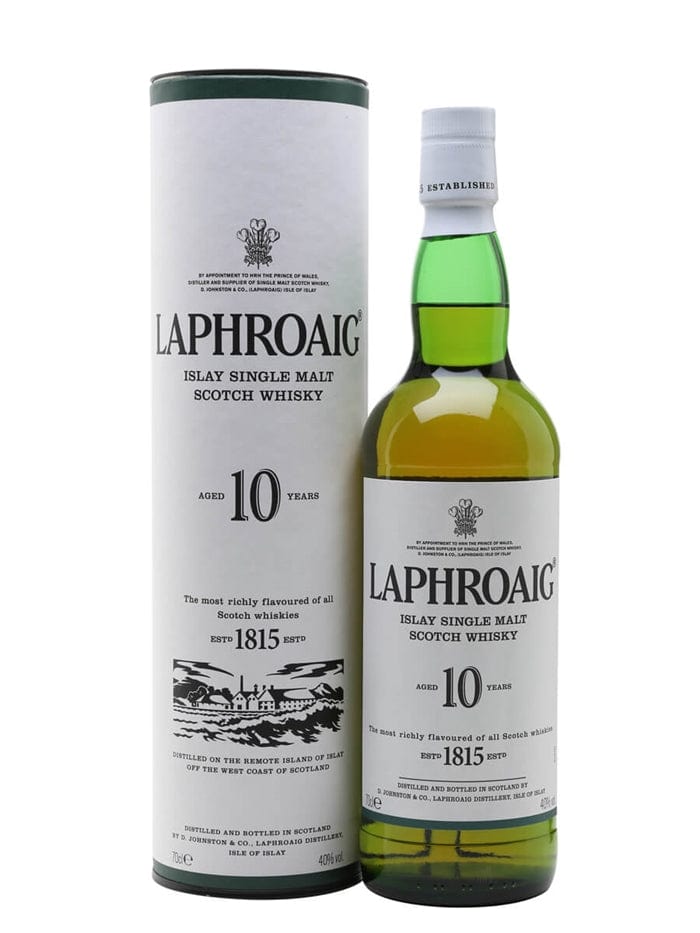 Laphroaig 10 Year Old Islay Single Malt Scotch Whisky 70cl