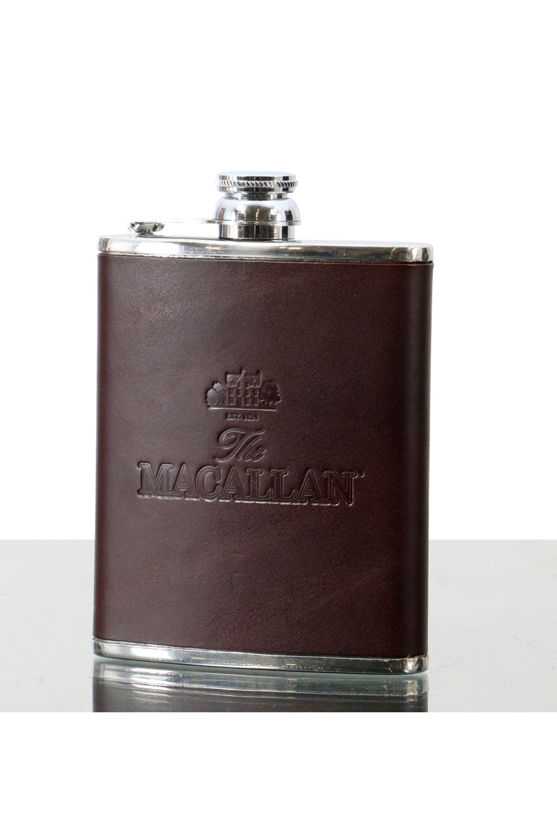 Macallan Leather Hip Flask