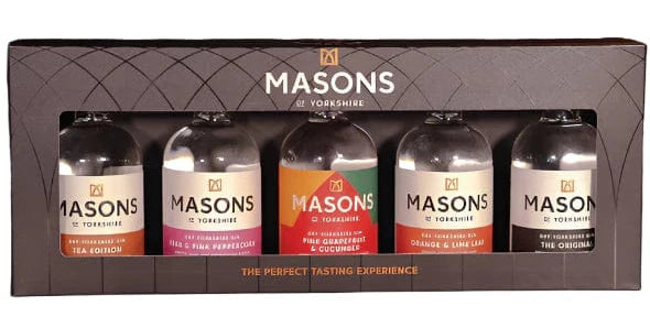 Masons Of Yorkshire Taste Experience Miniature Gin Gift Pack 5x5cl