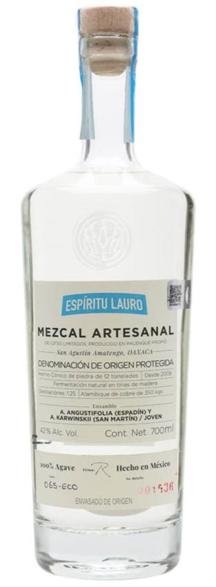 Espiritu Lauro Joven Mezcal 70cl