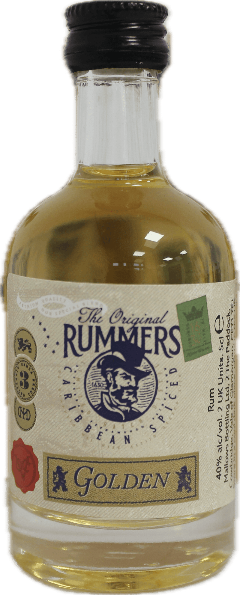 The Original Rummers Golden Rum Miniature 5cl