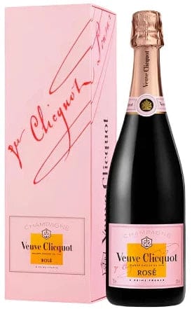 Veuve Clicquot Brut Rosé Champagne with Gift Box 75cl