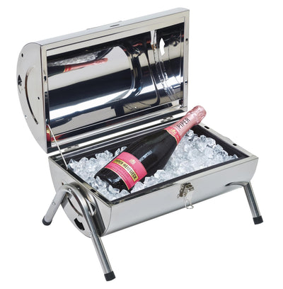 Piper-Heidsieck BBQ Grill & Bottle Cooler with Rose Sauvage NV Champagne 75cl