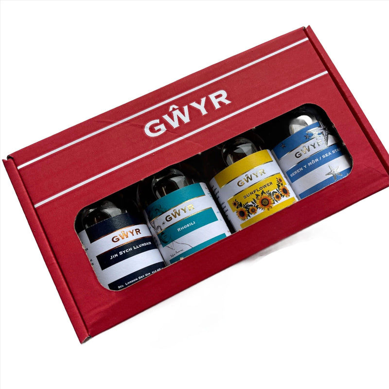 GŴYR Fabulous Four Gin Gift Pack 4x5cl