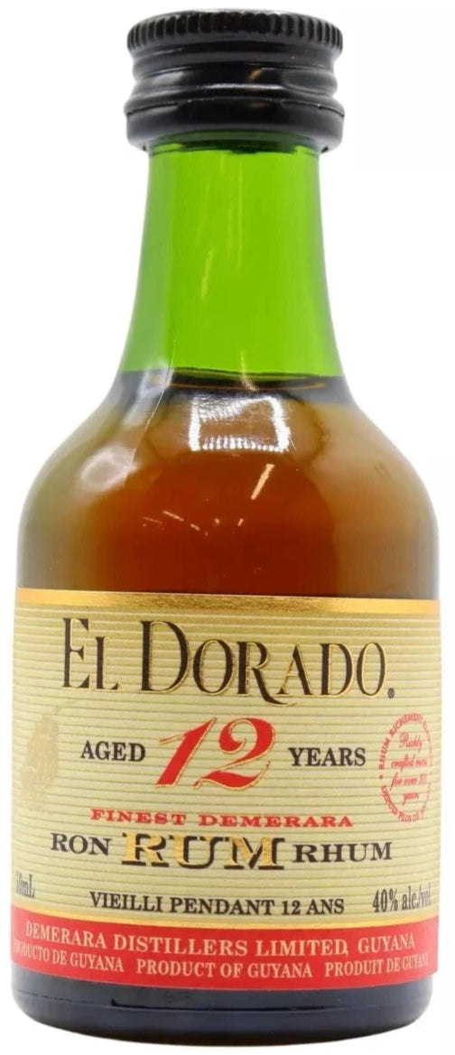 El Dorado Guyanese 12 Year Old Rum Miniature 5cl