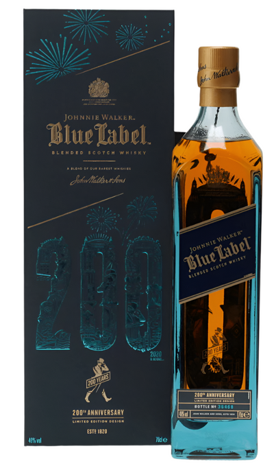 Johnnie Walker Blue Label 200th Anniversary Limited Edition Design Gift Box 70cl