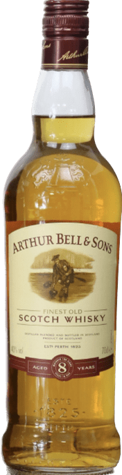 Arthur Bell & Sons 8 Year Old Scotch Whisky (Curling Label) 70cl