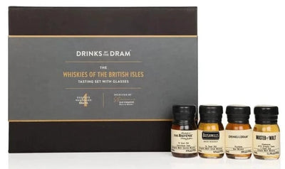 The Whiskies of the British Isles Tasting Set with Glasses 4x3cl